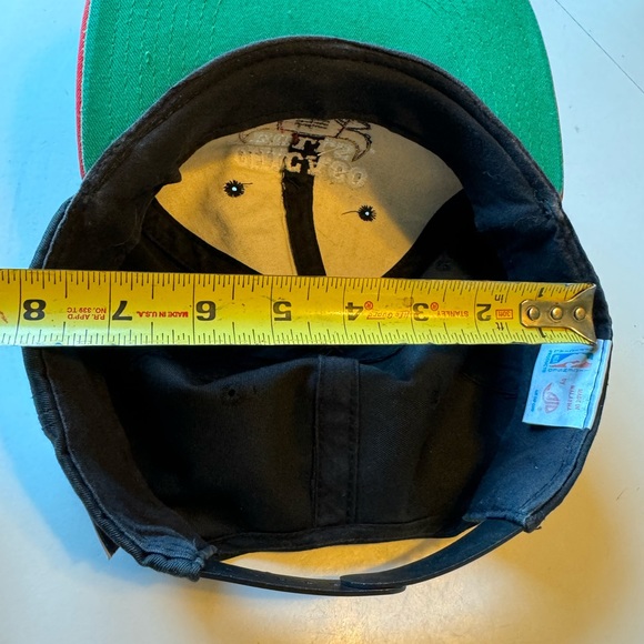 Vintage NBA Chicago BULLS Retro Low Pro Basketball Baseball Hat MINTY SnapBack - Picture 9 of 11